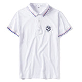 Summer 2020 New Cotton Polo Shirt Men Eagle Embroidery Top Quality Business Social Mens Polos Short Sleeve Sporting Casual Polo